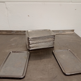 50 s/s steel dishes (310mm x 210mm)